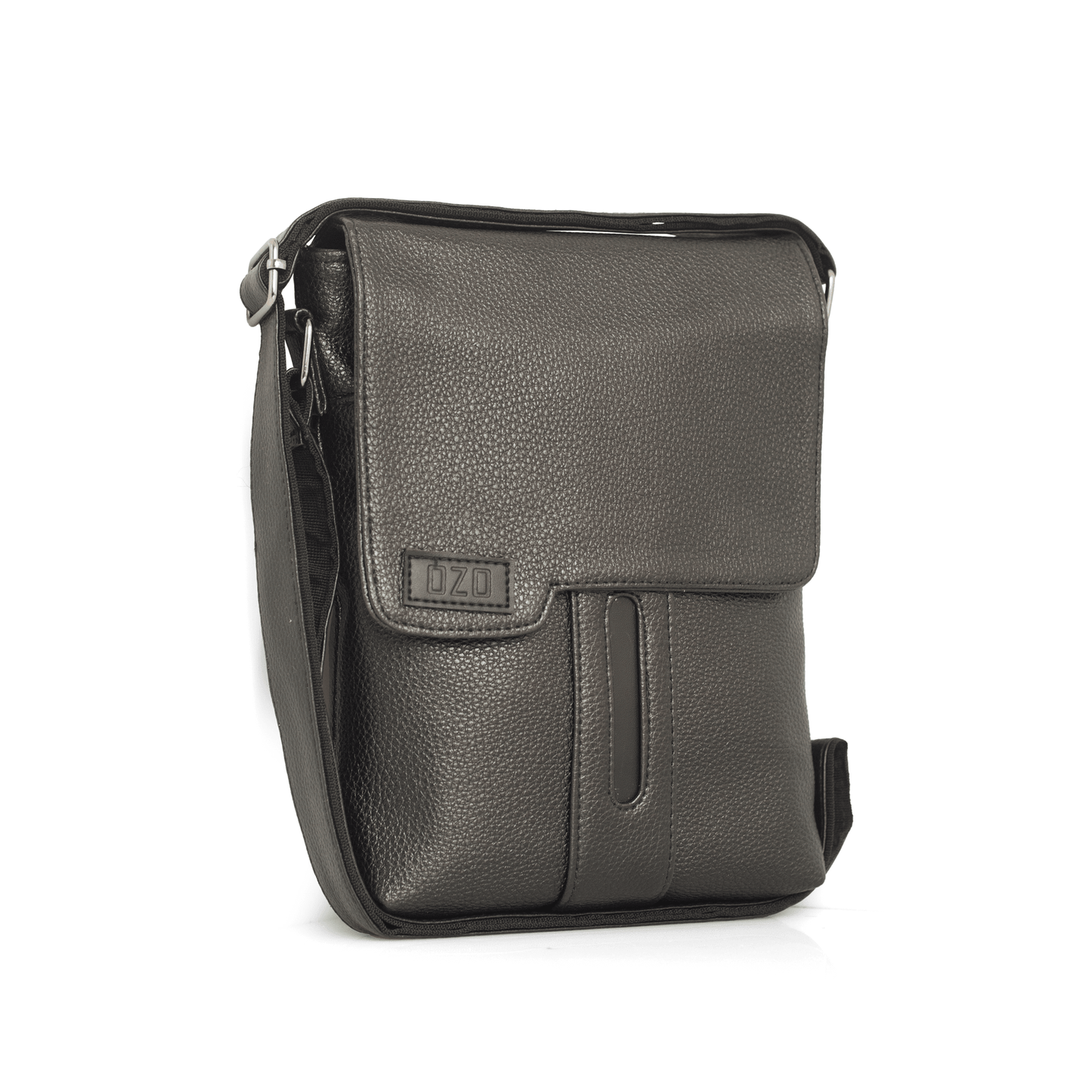 Premium Vegan Leather Sling Bag for Men - Crossbody Shoulder Bag with Adjustable Strap, Multiple Compartments & Magnetic Closure - OZO Bags
