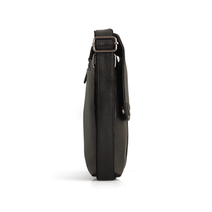 Premium Vegan Leather Sling Bag for Men - Crossbody Shoulder Bag with Adjustable Strap, Multiple Compartments & Magnetic Closure - OZO Bags