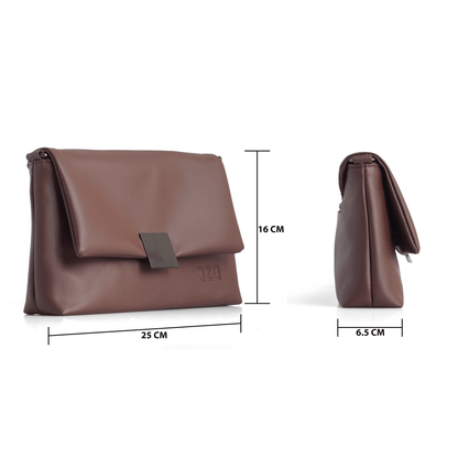Premium Vegan Leather Sling Bag with Adjustable Strap and Magnetic Closure - Compact and Stylish - OZO Bags
