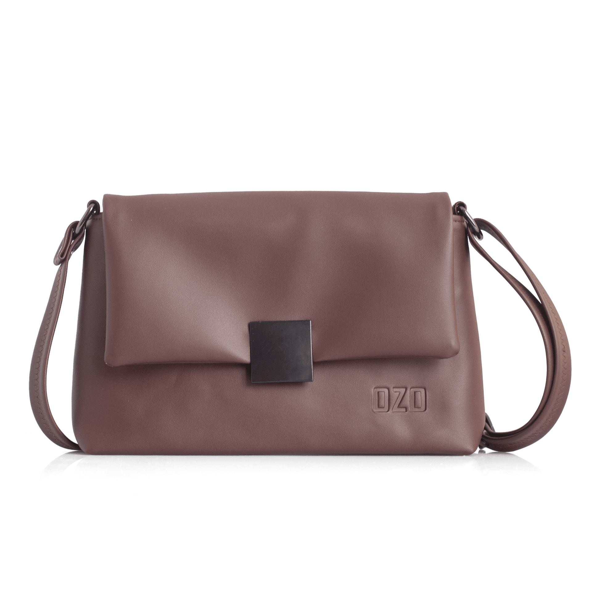Premium Vegan Leather Sling Bag with Adjustable Strap and Magnetic Closure - Compact and Stylish - OZO Bags
