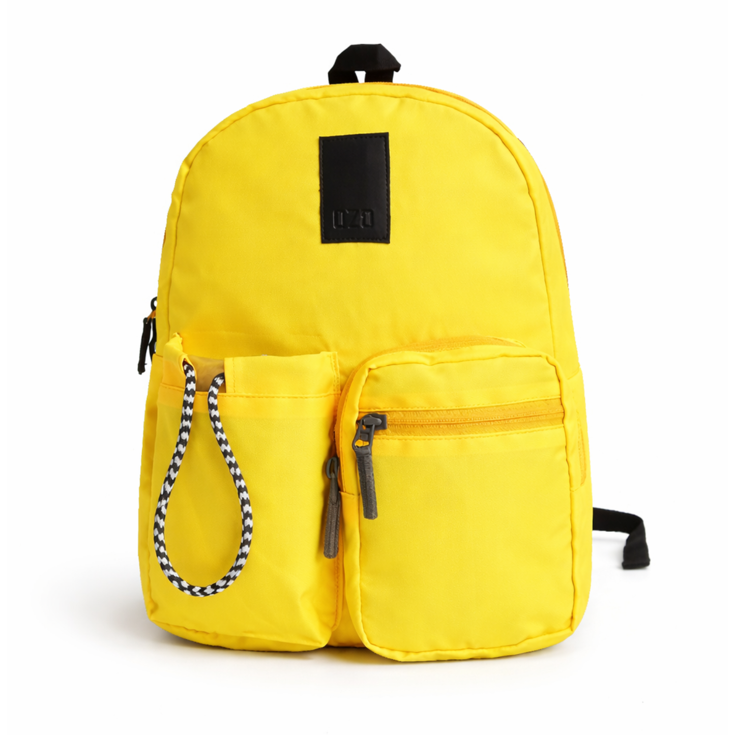 Durable Everyday Backpack with Multi-Pocket Design & Rope Detail | Sturdy Travel, School & Work Bag