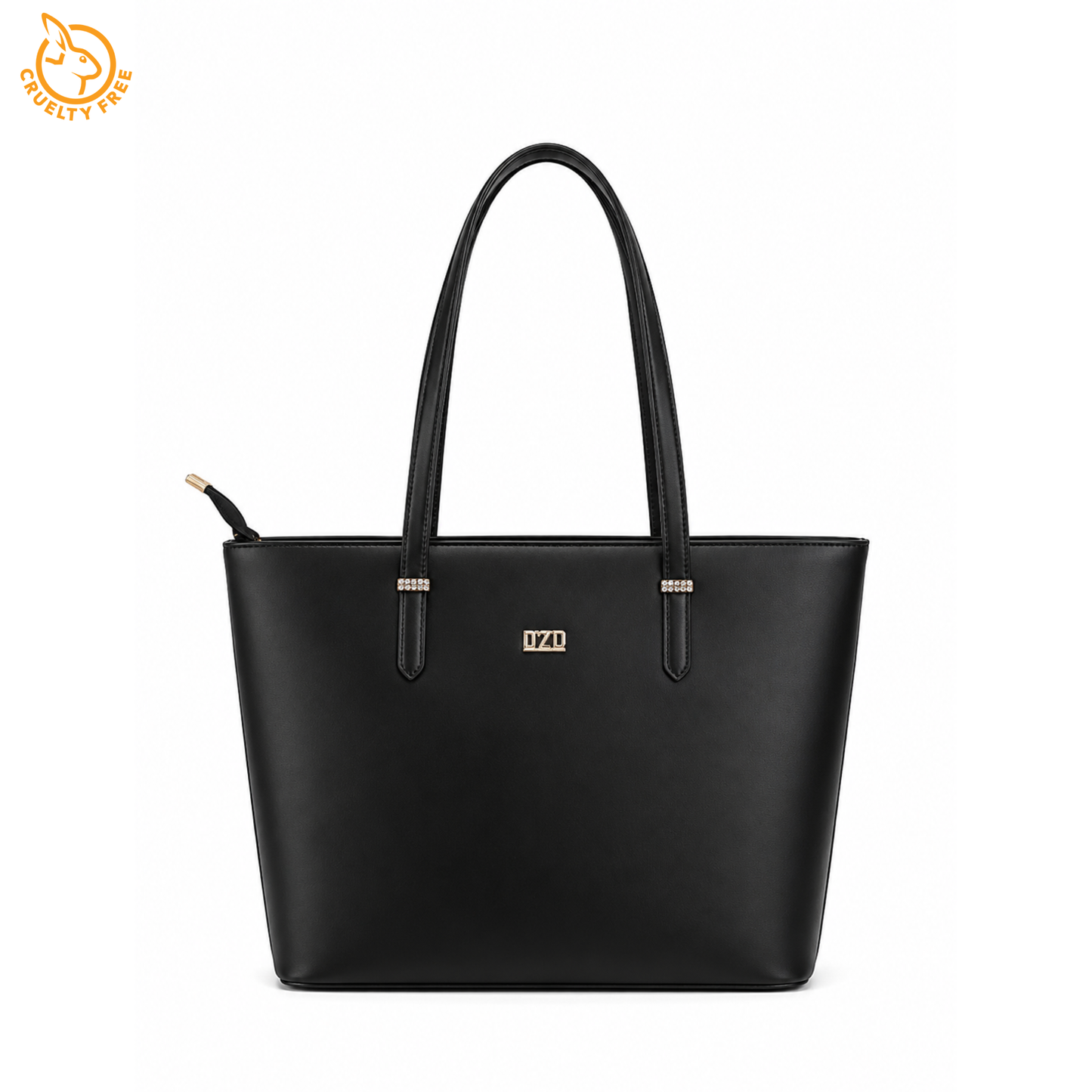 Premium Vegan Leather Laptop Tote Bag for Women | Water-Resistant Shoulder Handbag with 15.6-inch Laptop Sleeve, Multi-Pocket Organizer, and Secure Zipper Closure