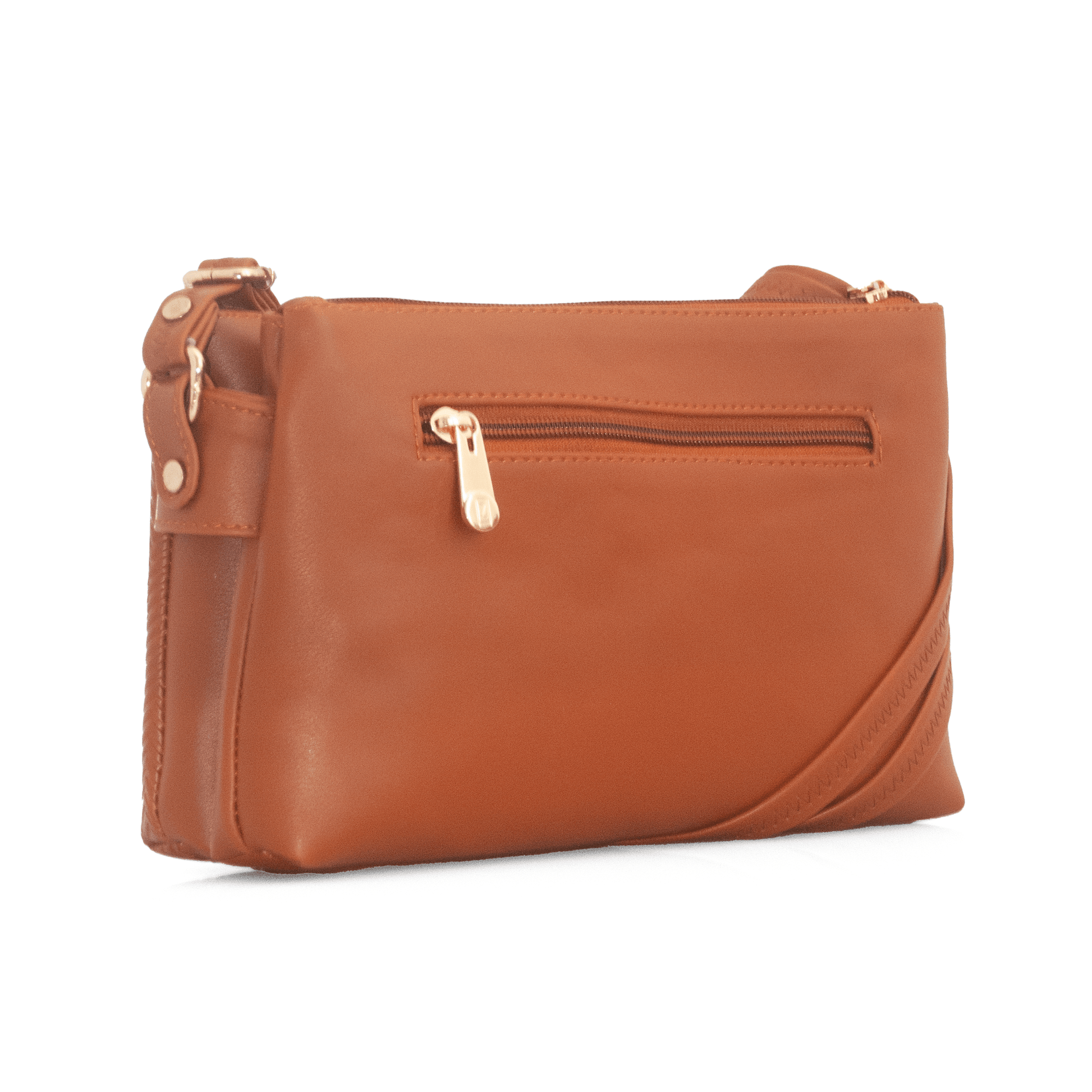 Stylish Vegan Leather Pink Sling Bag with Multiple Compartments – Perfect for Everyday Use - OZO Bags