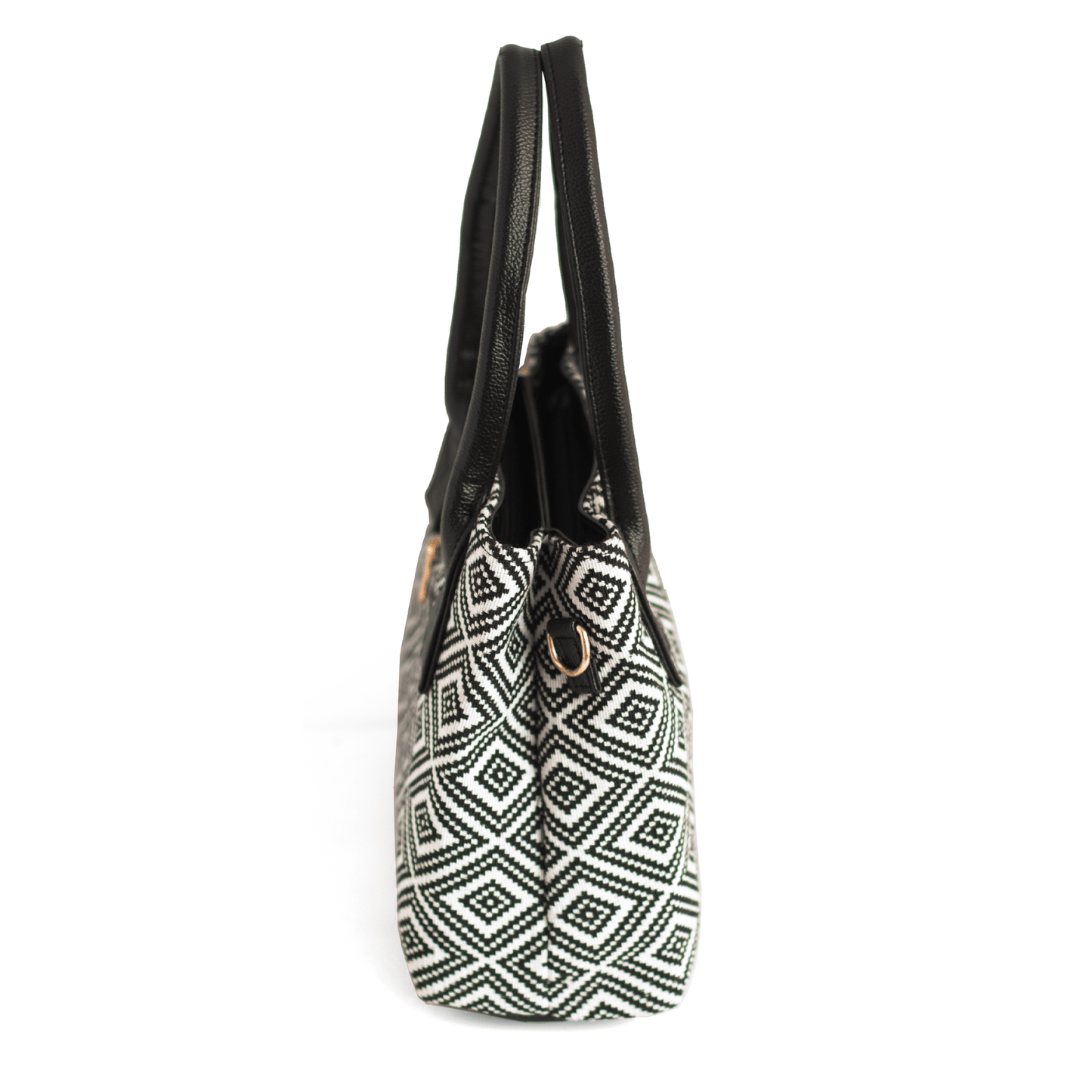 Trendy Women's Handbag with Ethnic Print – Spacious, Multi-Compartment Bag with Adjustable Sling Strap - OZO Bags